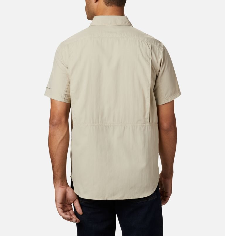 Men's Columbia Silver Ridge 2.0 Short Sleeve Shirts Khaki | CA-R468A