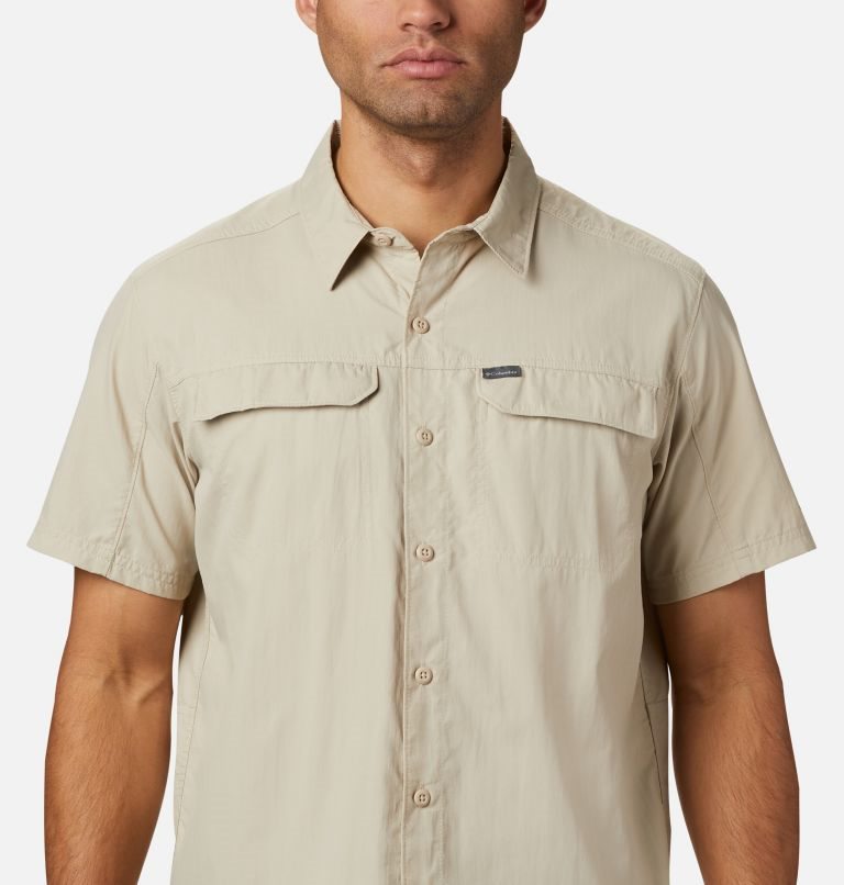 Men's Columbia Silver Ridge 2.0 Short Sleeve Shirts Khaki | CA-R468A