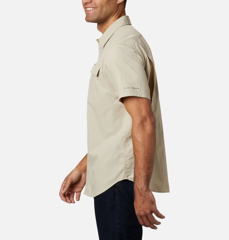 Men's Columbia Silver Ridge 2.0 Short Sleeve Shirts Khaki | CA-R468A