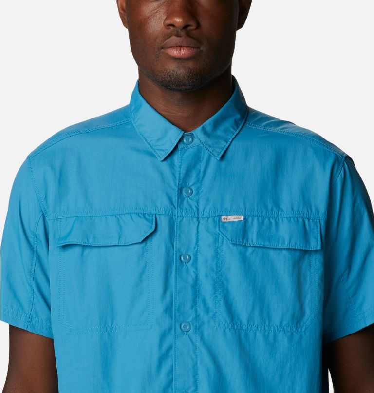 Men's Columbia Silver Ridge 2.0 Short Sleeve Shirts Blue | CA-S158A