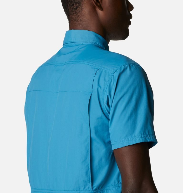 Men's Columbia Silver Ridge 2.0 Short Sleeve Shirts Blue | CA-S158A