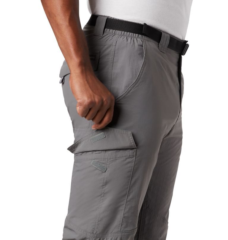 Men's Columbia Silver Ridge Cargo Pants Dark Grey | CA-I1CAL