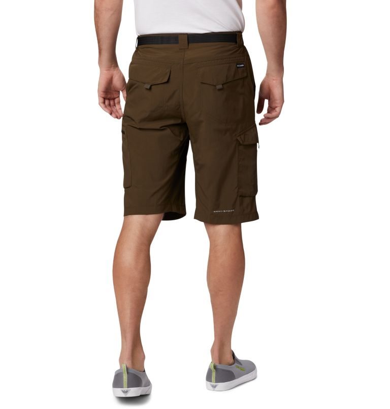 Men's Columbia Silver Ridge Cargo Shorts Dark Brown | CA-G83L0