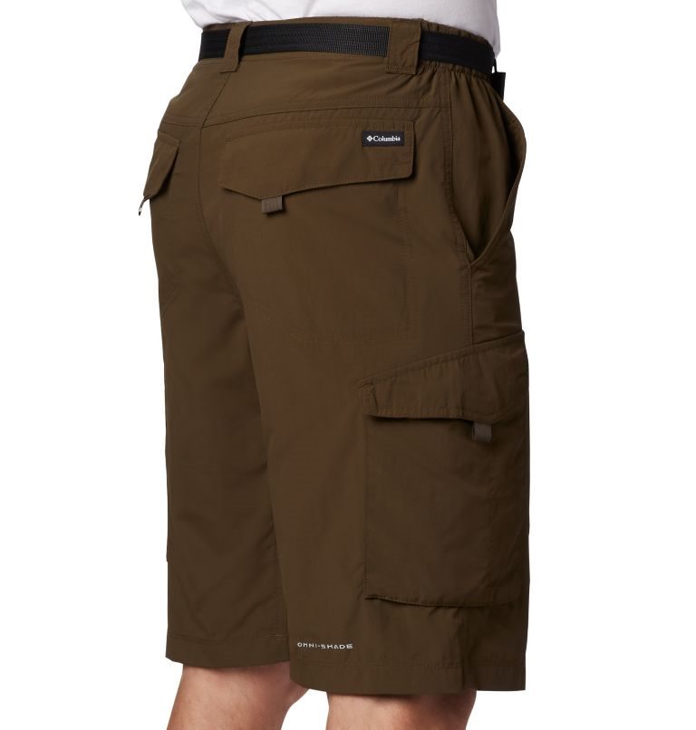 Men's Columbia Silver Ridge Cargo Shorts Dark Brown | CA-G83L0
