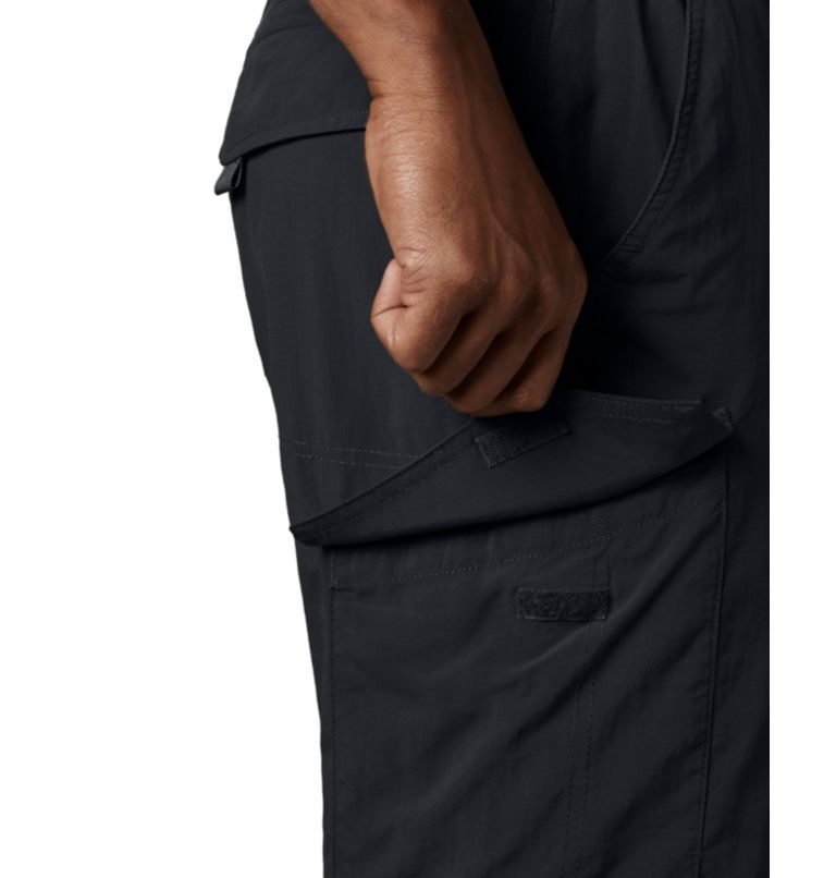 Men's Columbia Silver Ridge Cargo Shorts Black | CA-M4A86