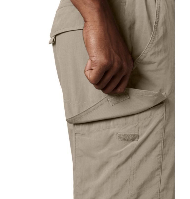 Men's Columbia Silver Ridge Cargo Shorts Khaki | CA-RC053