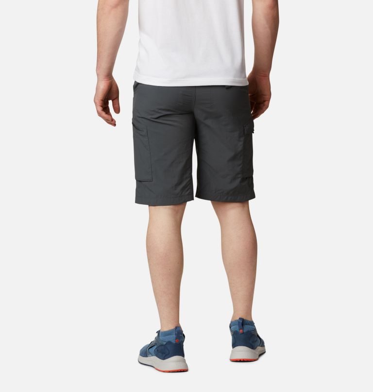 Men's Columbia Silver Ridge Cargo Shorts Dark Grey | CA-Z1L8A