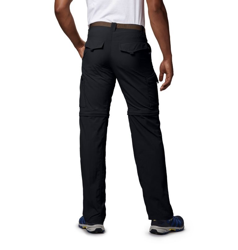 Men's Columbia Silver Ridge Convertible Pants Black | CA-C3541
