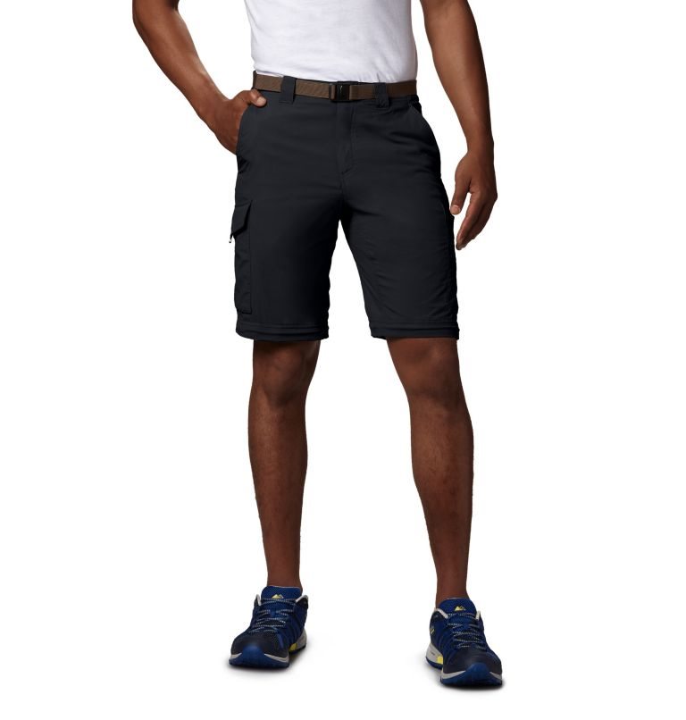 Men's Columbia Silver Ridge Convertible Pants Black | CA-C3541