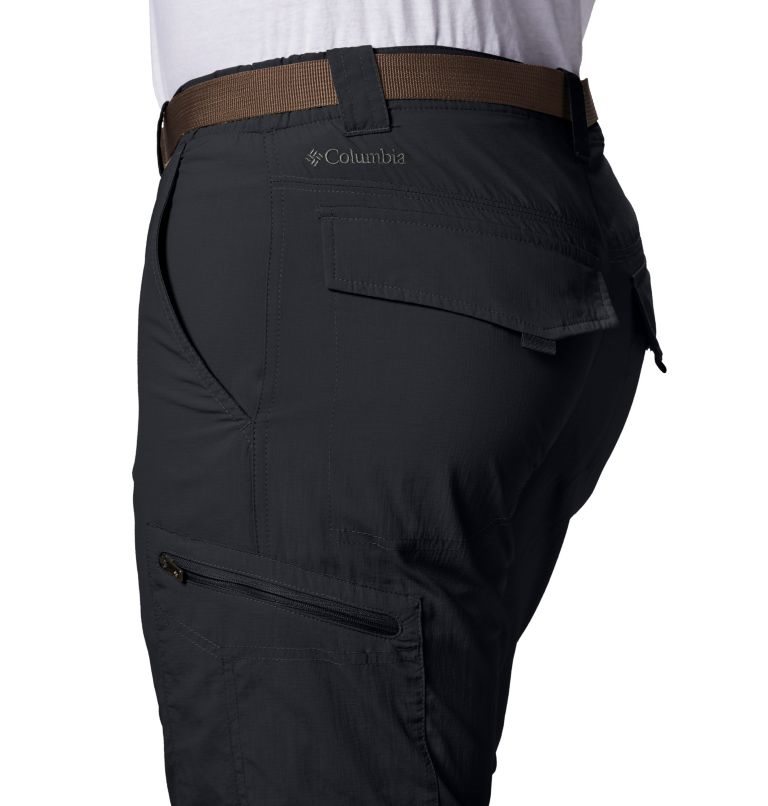 Men's Columbia Silver Ridge Convertible Pants Black | CA-C3541