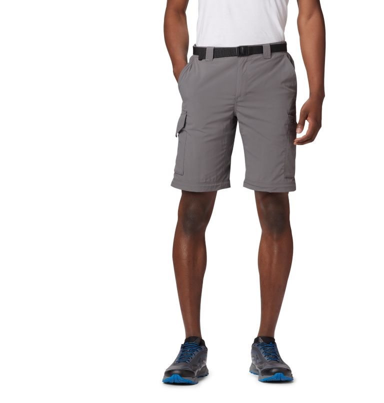 Men's Columbia Silver Ridge Convertible Pants Dark Grey | CA-YC5L0