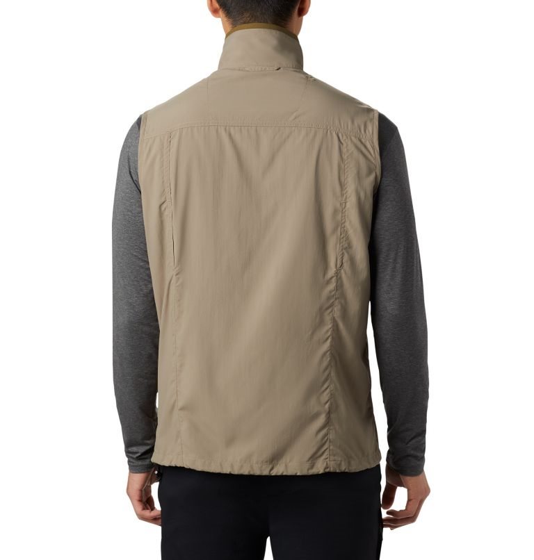 Men's Columbia Silver Ridge II Vest Khaki | CA-I851A