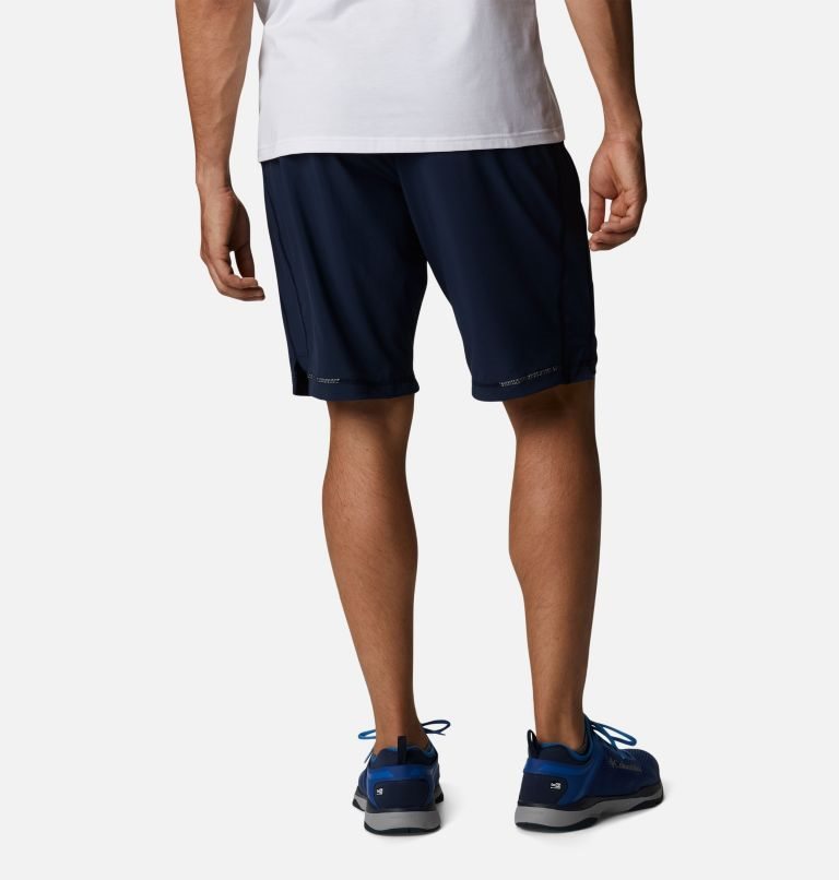 Men's Columbia Stealth Camp Active Short Shorts Navy | CA-FCAL8