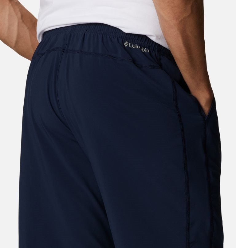 Men's Columbia Stealth Camp Active Short Shorts Navy | CA-FCAL8