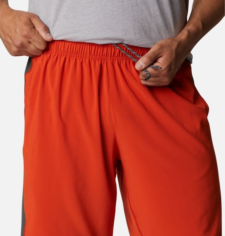 Men's Columbia Stealth Camp Active Short Shorts Orange | CA-YL435