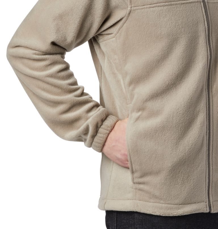 Men's Columbia Steens Mountain 2.0 Full Zip Fleece Jackets Khaki | CA-E5801