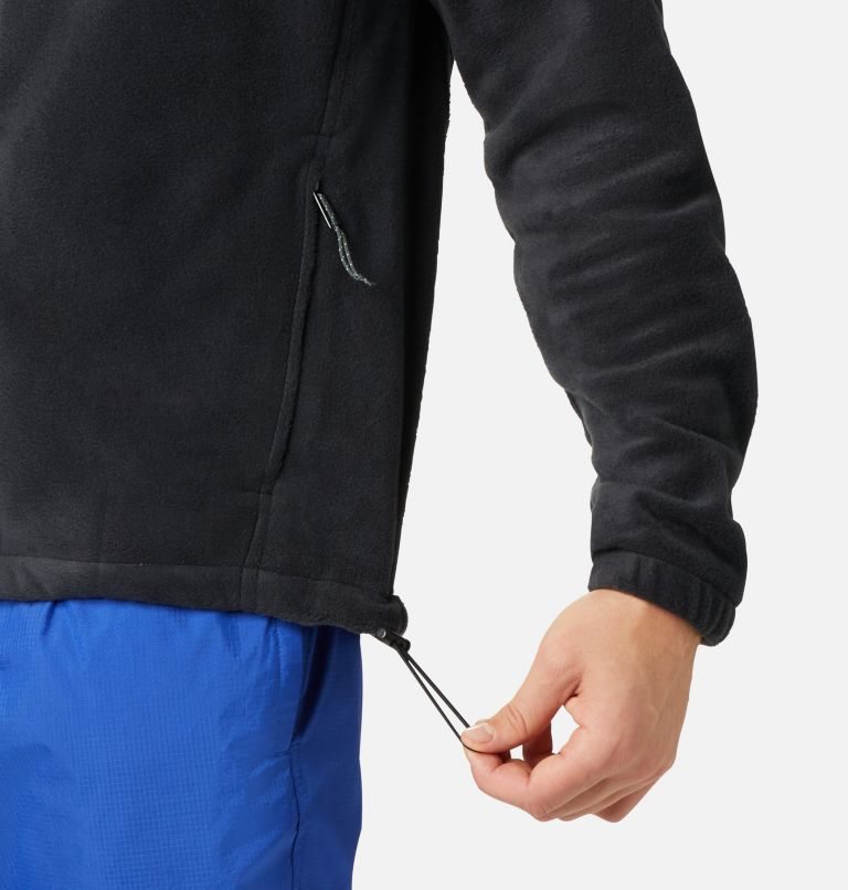 Men's Columbia Steens Mountain 2.0 Full Zip Fleece Jackets Black | CA-ZC635
