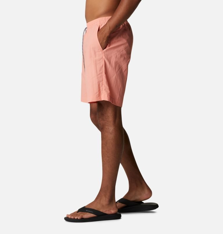 Men's Columbia Summerdry Shorts Coral | CA-N30LA
