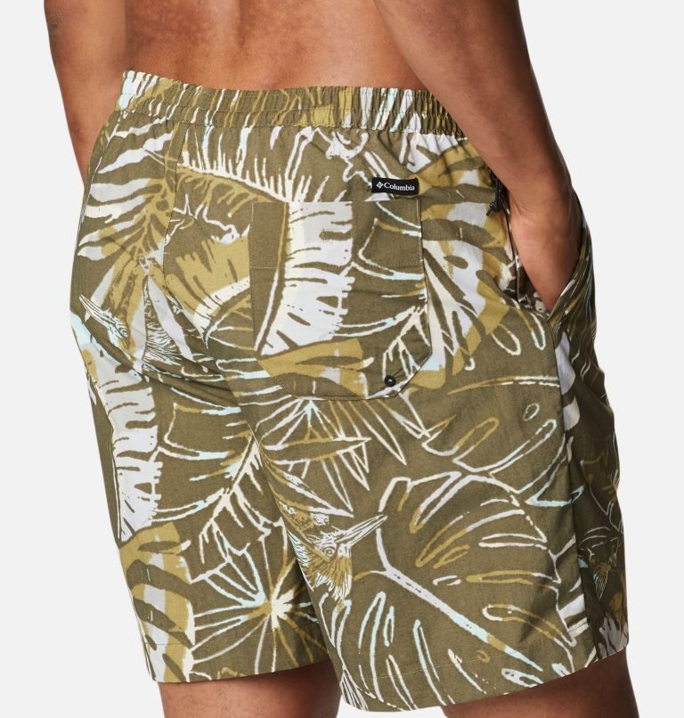 Men's Columbia Summerdry Shorts Olive | CA-RAC05