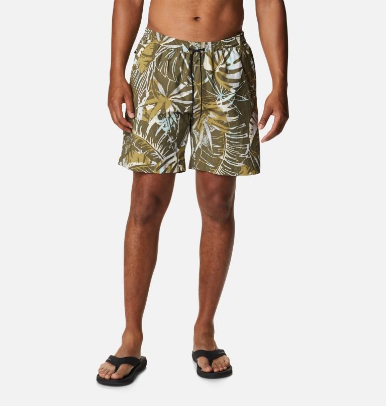 Men\'s Columbia Summerdry Shorts Olive | CA-RAC05
