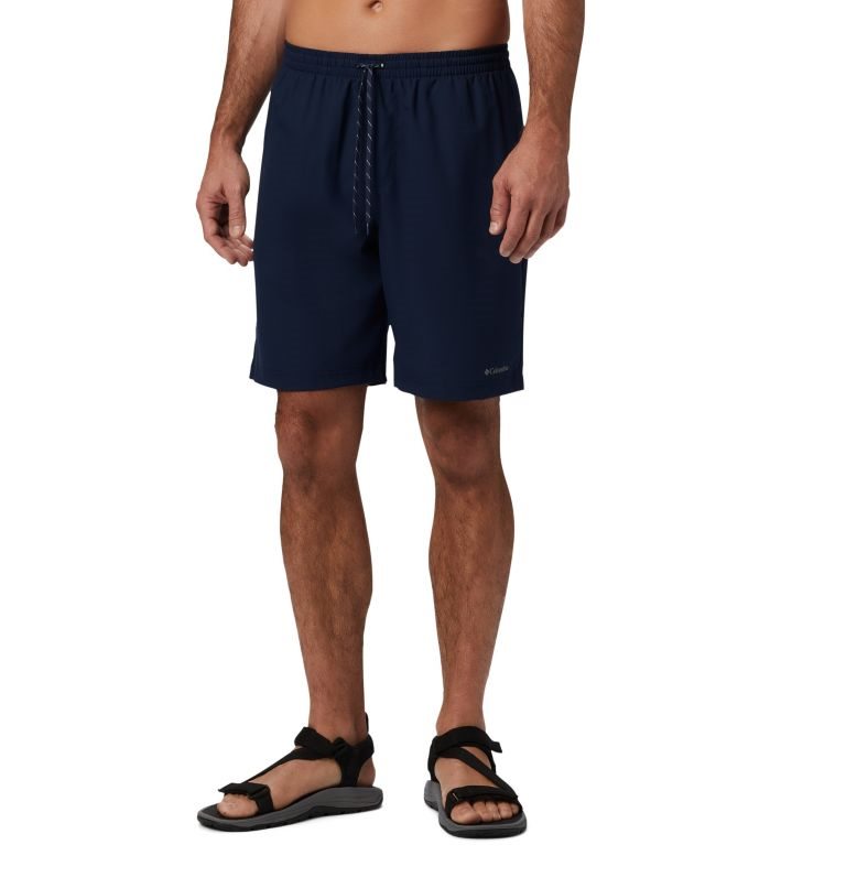 Men\'s Columbia Summertide Stretch Shorts Navy | CA-G3C6L