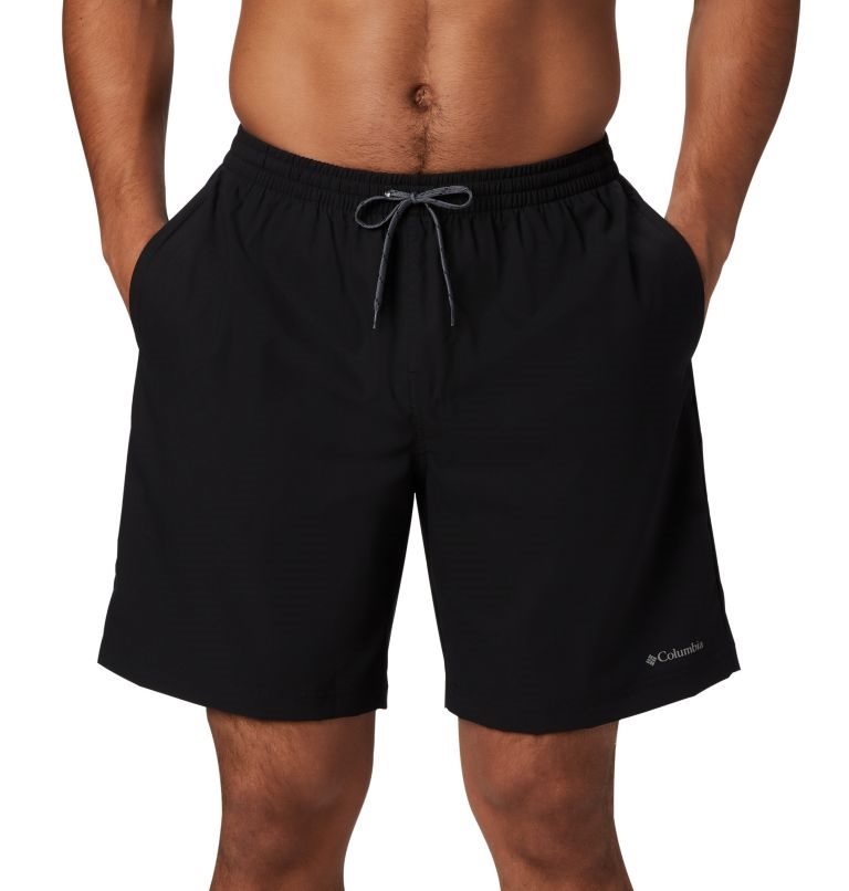 Men's Columbia Summertide Stretch Shorts Black | CA-MAC58
