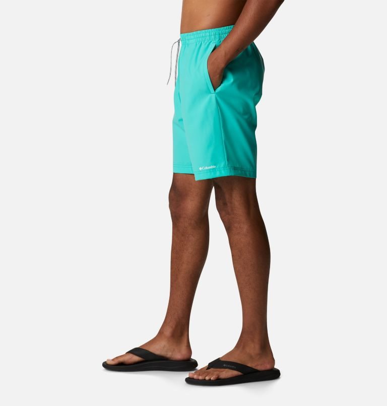 Men's Columbia Summertide Stretch Shorts Turquoise | CA-O610C