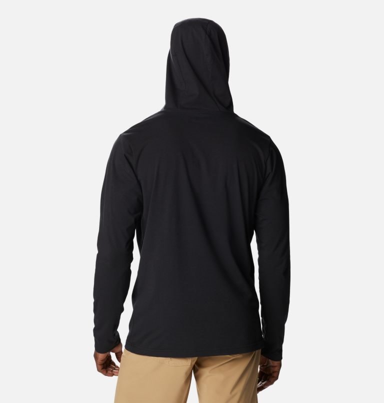 Men's Columbia Sun Trek Hoodie Black | CA-J540L
