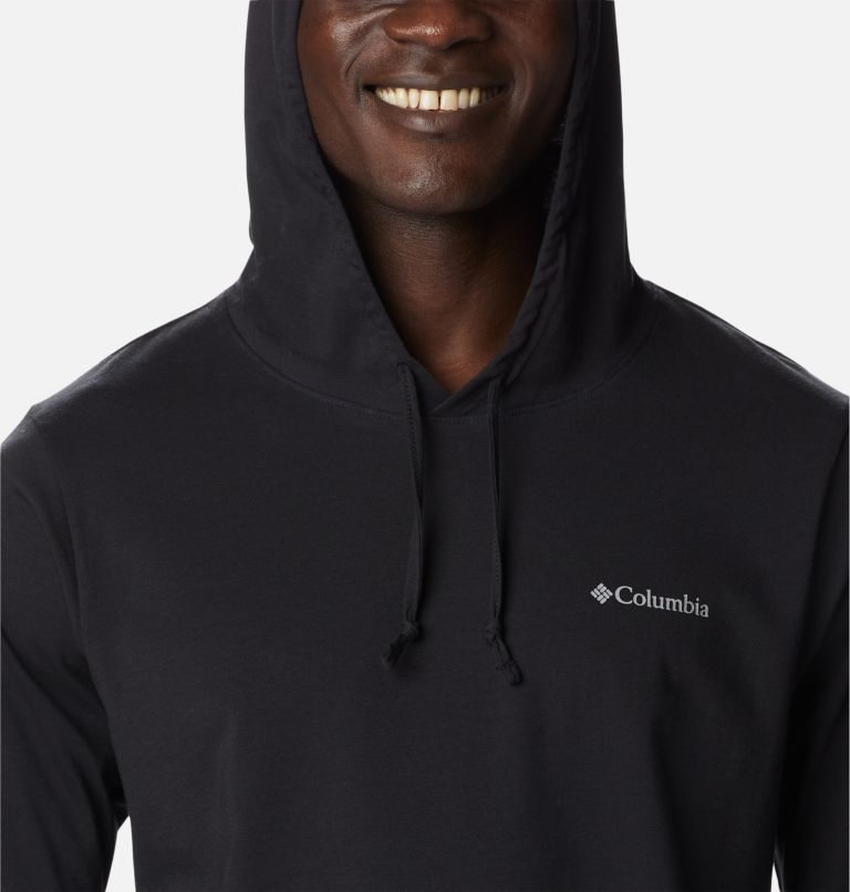 Men's Columbia Sun Trek Hoodie Black | CA-J540L
