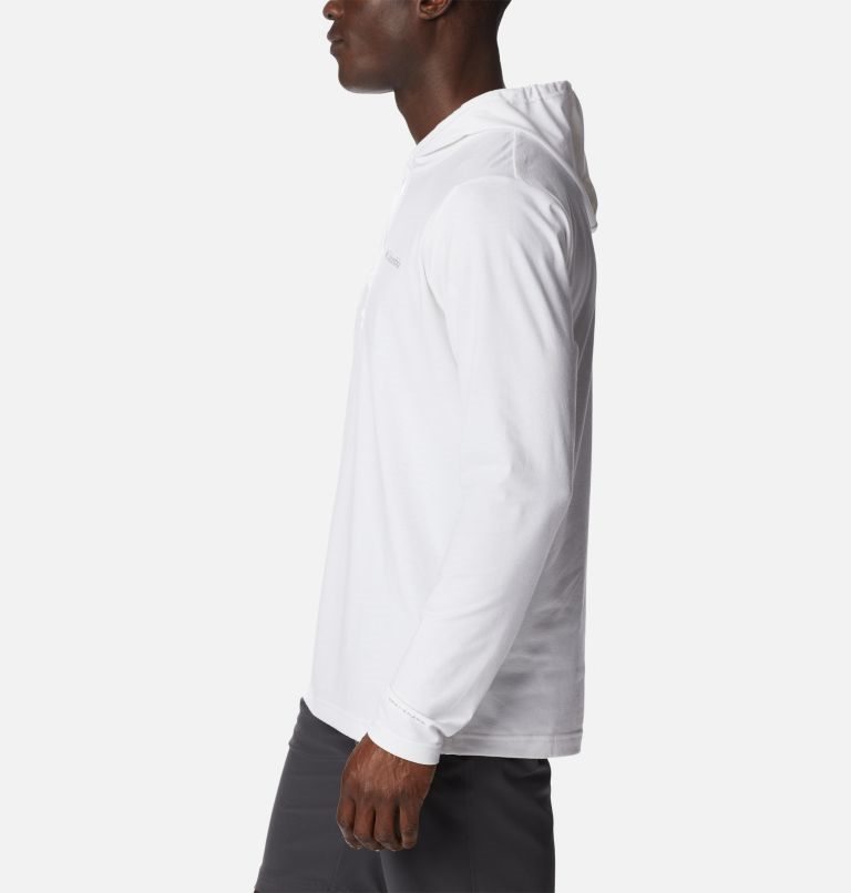 Men's Columbia Sun Trek Hoodie White | CA-R6C41