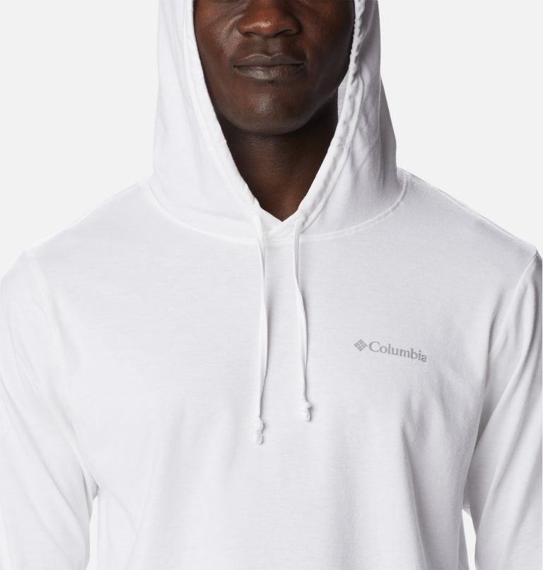 Men's Columbia Sun Trek Hoodie White | CA-R6C41