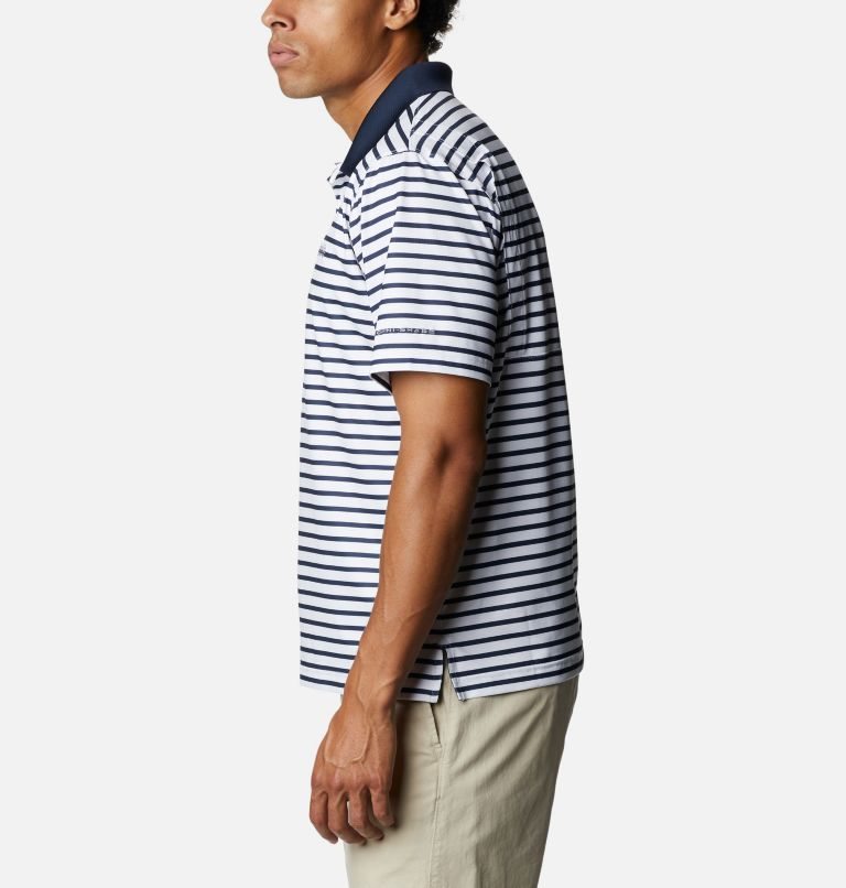 Men's Columbia Super Skiff Cast Polo Shirts Stripe | CA-DCL80
