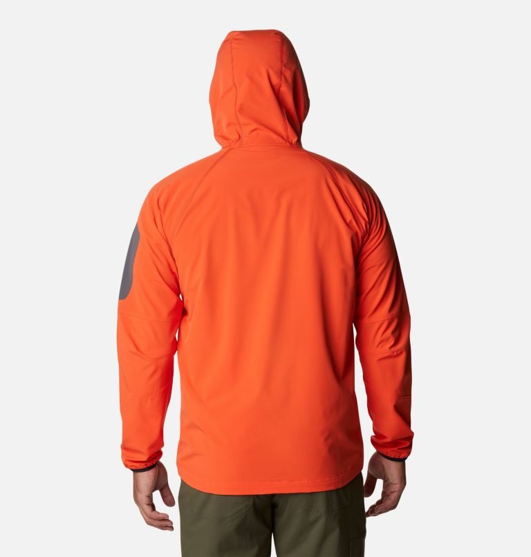 Men's Columbia Tall Heights Hooded Shell Jackets Orange | CA-Z64A0