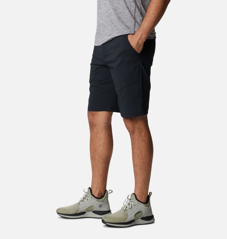 Men's Columbia Tech Trail Shorts Black | CA-UA451