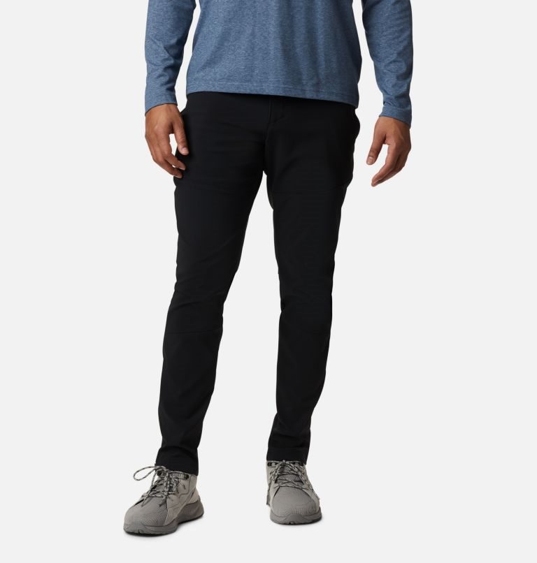 Men\'s Columbia Tech Trail Warm Pants Black | CA-T35CL