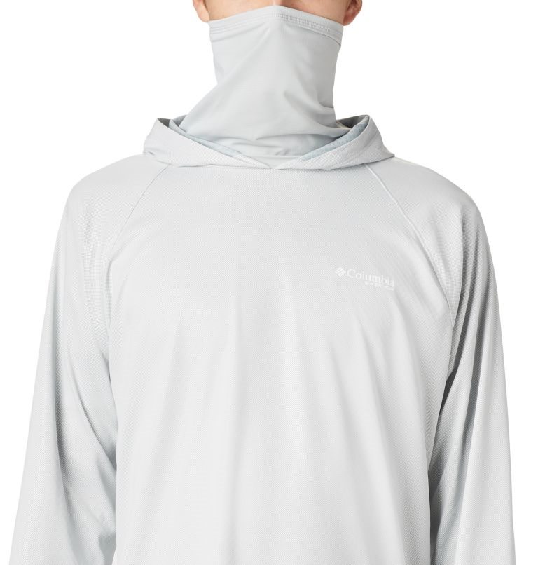 Men's Columbia Terminal Deflector ZERO Hoodie Light Grey | CA-P4835
