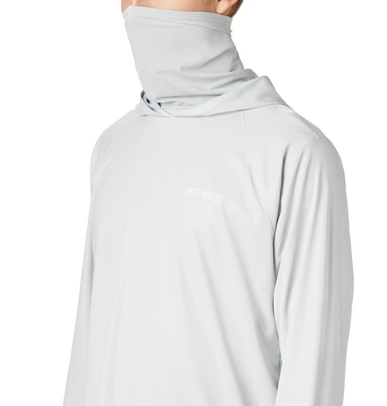 Men's Columbia Terminal Deflector ZERO Hoodie Light Grey | CA-P4835
