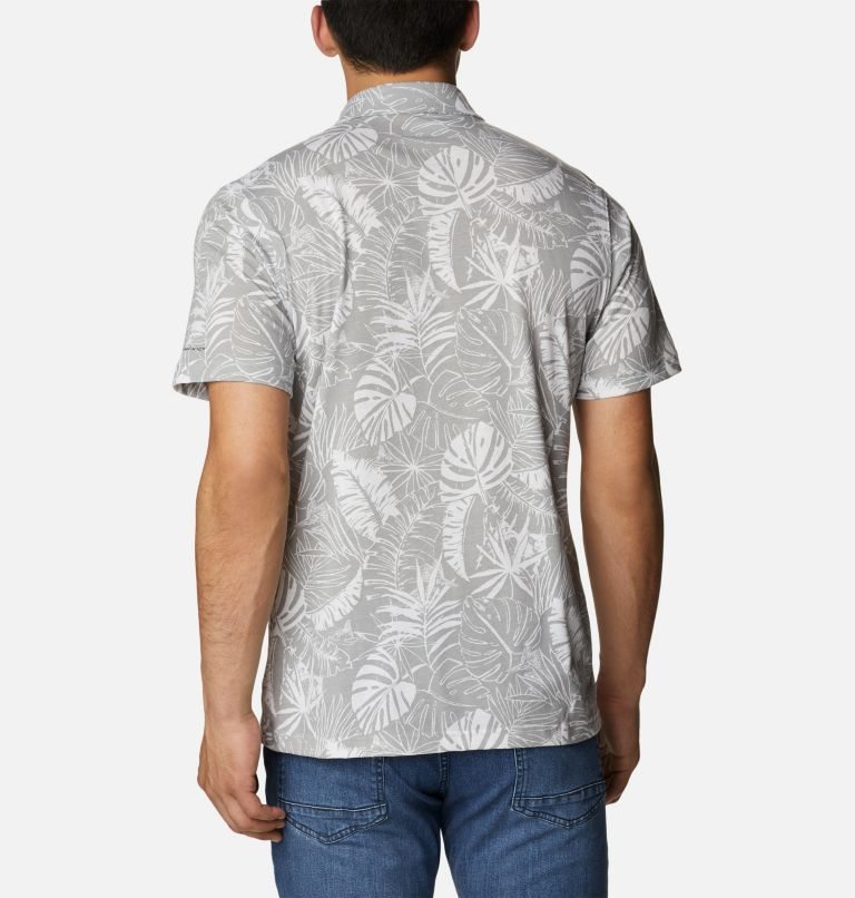 Men's Columbia Thistletown Hills Polo Shirts Grey | CA-X13L8
