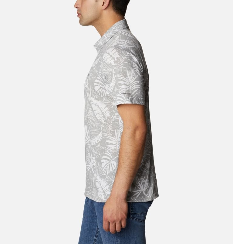 Men's Columbia Thistletown Hills Polo Shirts Grey | CA-X13L8
