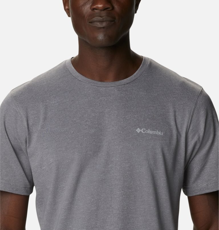 Men's Columbia Thistletown Hills Short Sleeve T Shirts Grey | CA-E51LC
