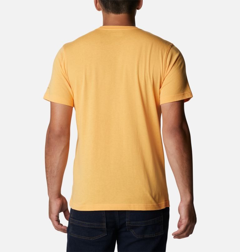 Men's Columbia Thistletown Hills Short Sleeve T Shirts Mango | CA-T05C6