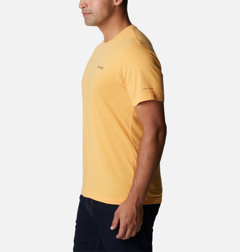 Men's Columbia Thistletown Hills Short Sleeve T Shirts Mango | CA-T05C6