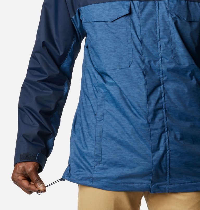 Men's Columbia Timberline Triple Interchange Jackets Navy | CA-B1AL5