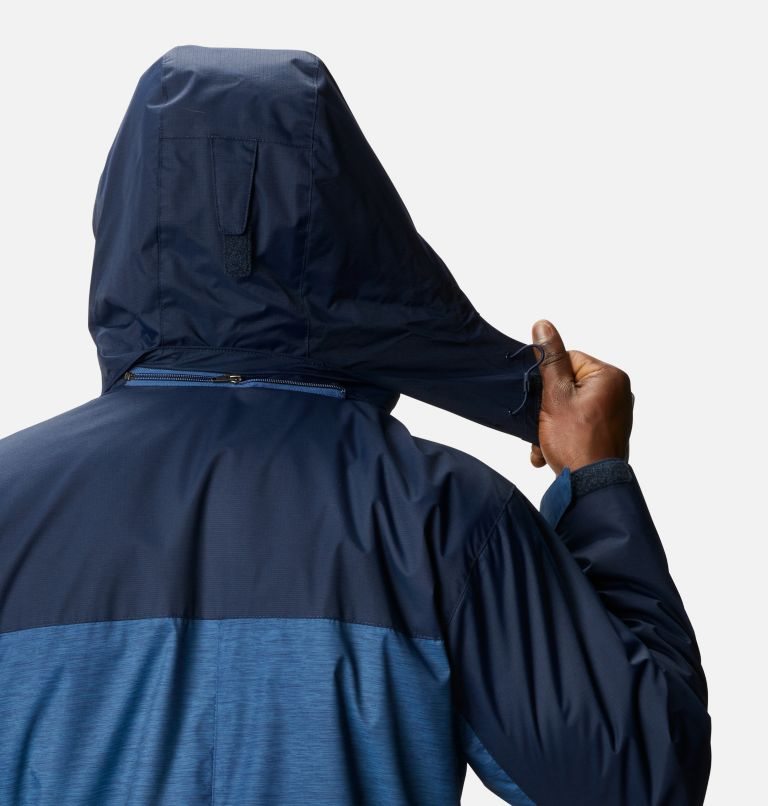Men's Columbia Timberline Triple Interchange Jackets Navy | CA-B1AL5