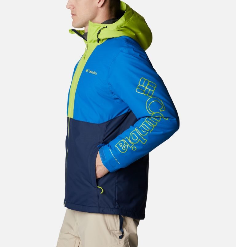 Men's Columbia Timberturner Ski Insulated Jackets Navy | CA-HC85L