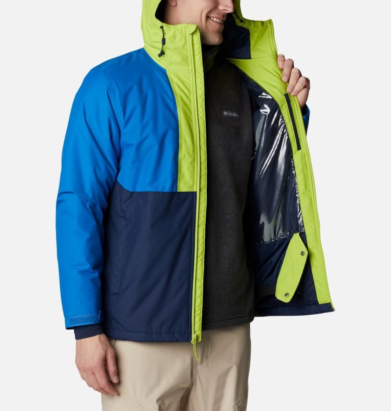 Men's Columbia Timberturner Ski Insulated Jackets Navy | CA-HC85L
