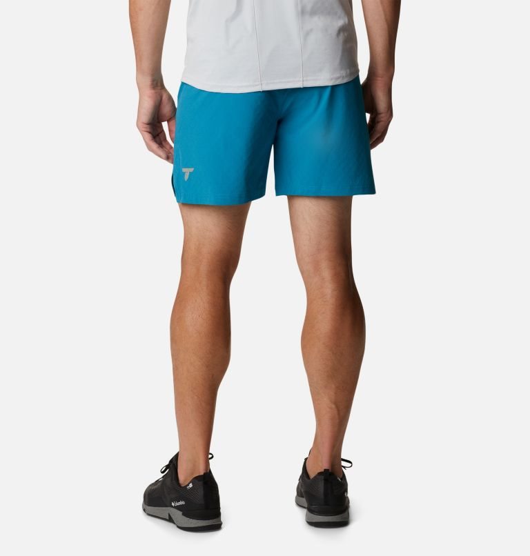 Men's Columbia Titan Pass Lightweight 2.0 Shorts Turquoise | CA-Z345A