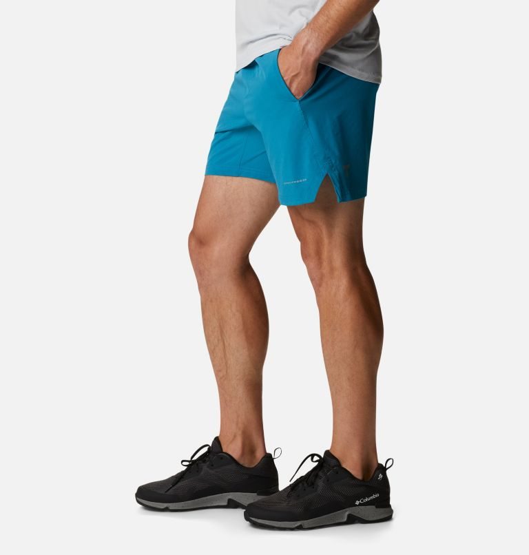 Men's Columbia Titan Pass Lightweight 2.0 Shorts Turquoise | CA-Z345A