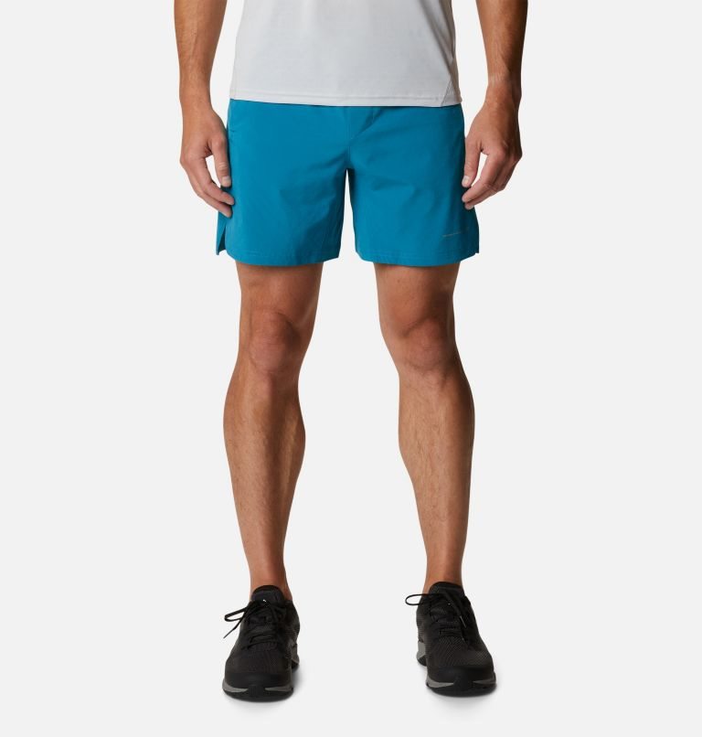 Men\'s Columbia Titan Pass Lightweight 2.0 Shorts Turquoise | CA-Z345A
