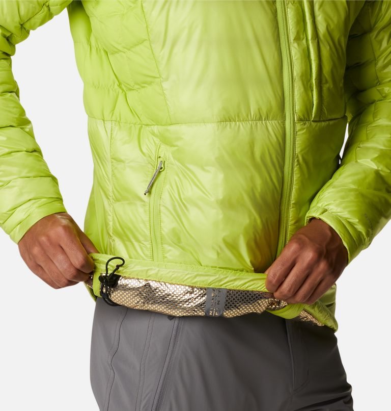 Men's Columbia Titan Pass Omni-Heat Infinity Double Wall Hybrid Insulated Jackets Green | CA-S35CL